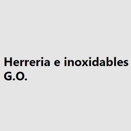HERRERIA E INOXIDABLES G O