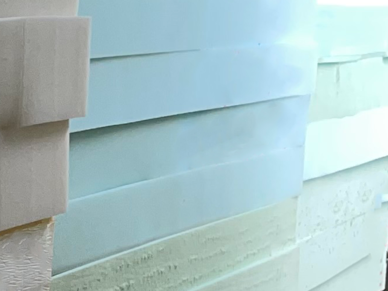 Espuma laminada azul méxico 