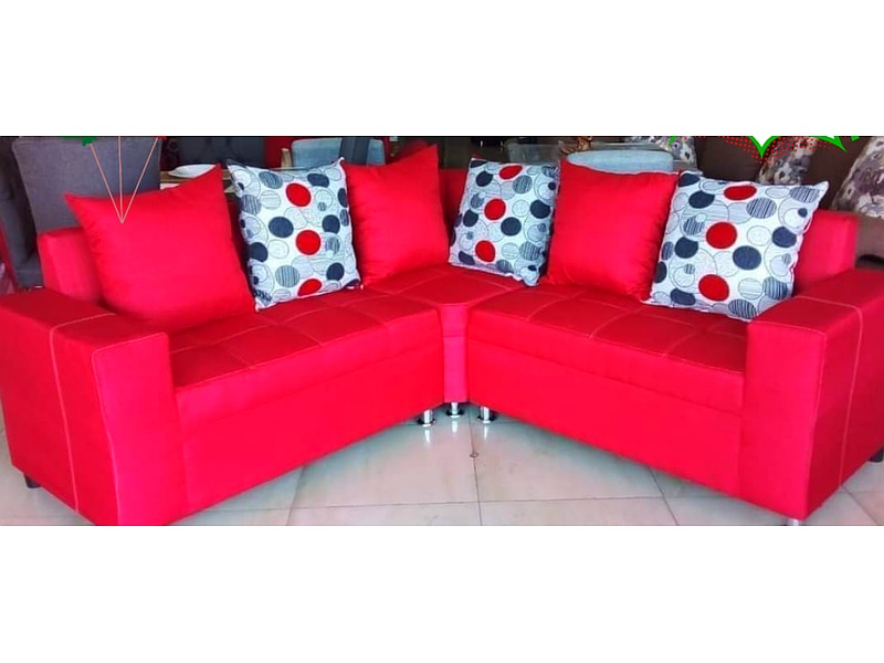 Sofá esquinero color rojo Mexico Don Bazar Manzanillo