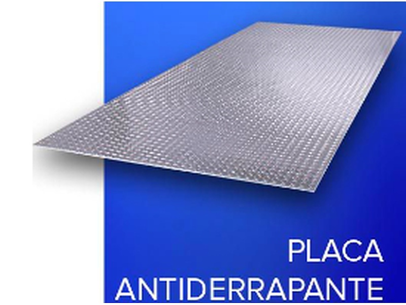 Placa Antiderrapante en Aluminio México