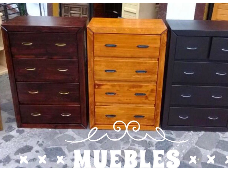 Cajoneras en madera México