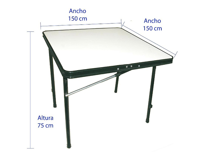 Mesa Auxiliar Cuadrada Color Blanco 