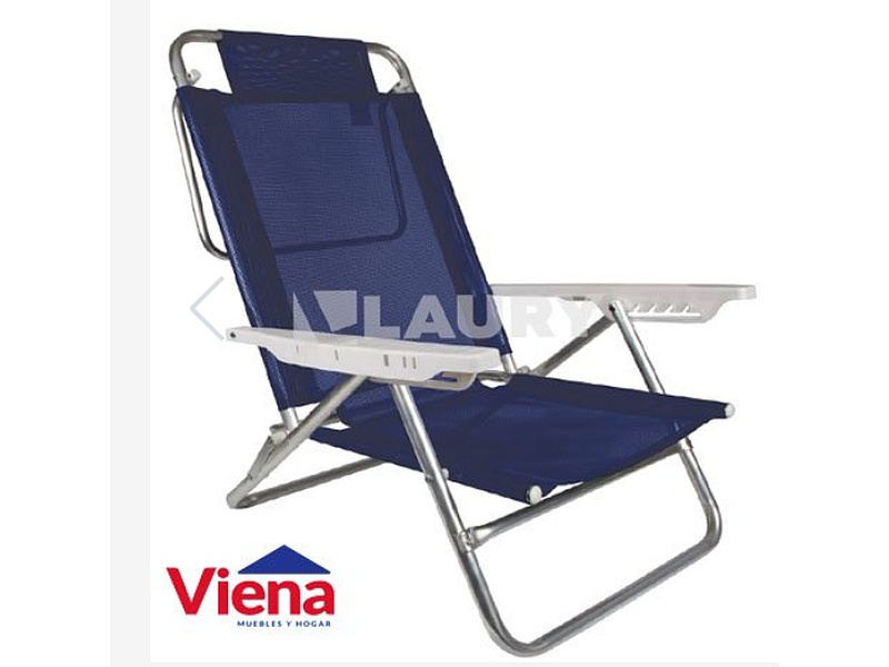mecedora de aluminio México Mueblería Viena