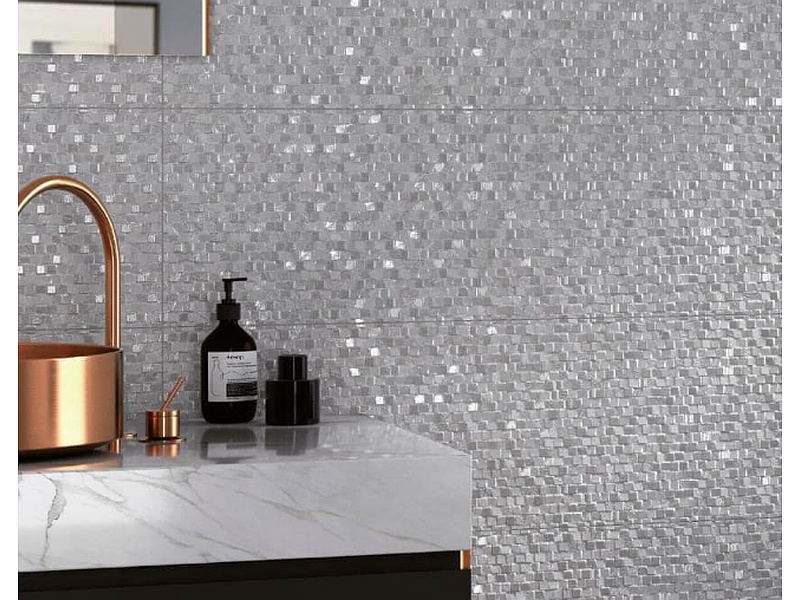 Ceramica blanca brillante de pared Mexico