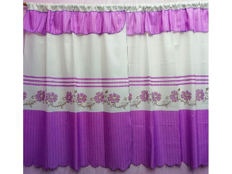 Cortina violeta flores México 