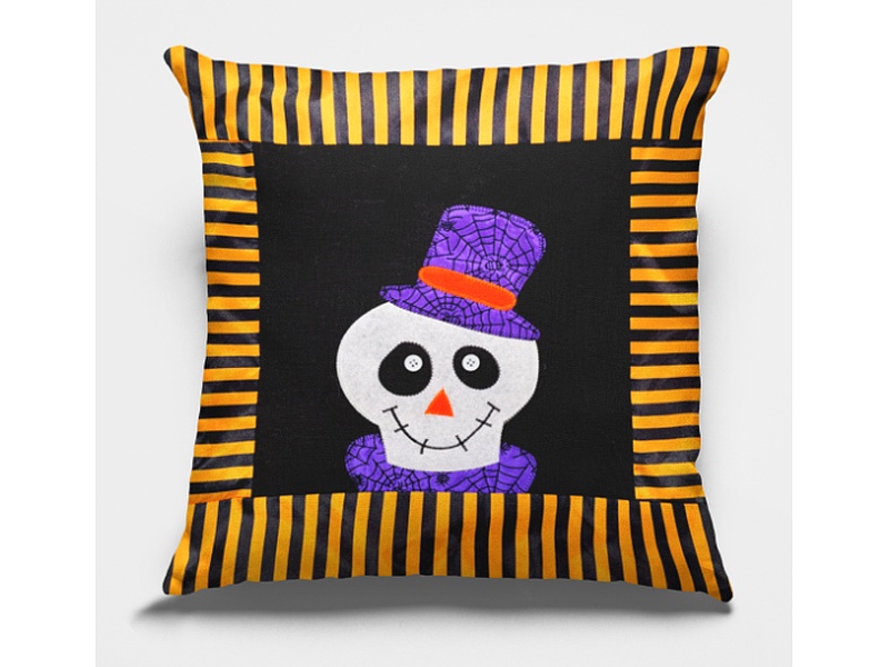 Cojín Halloween Calaverita México Modatelas San Cristóbal de las Casas