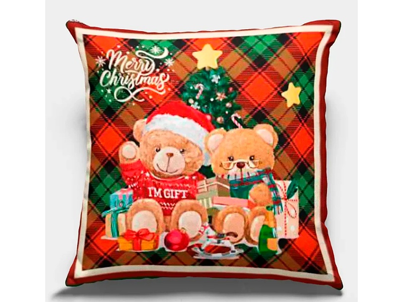 Cojín Navideño de Ositos  México