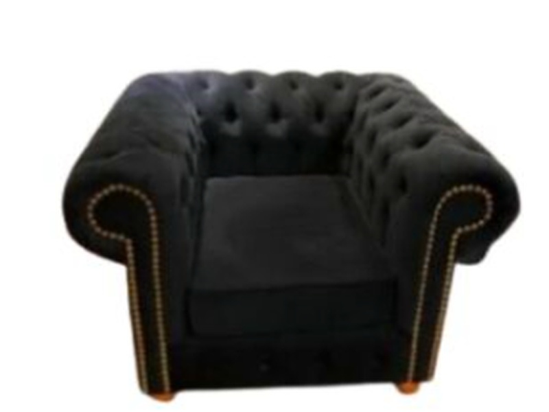 Mueble, sofá en color negro México HABITTARE