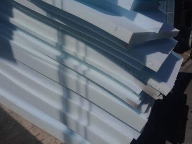 hule espuma laminado verde méxico 