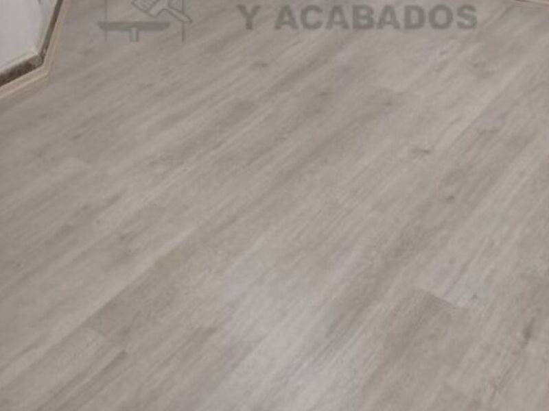 Piso Laminado Gris Perola CDMX