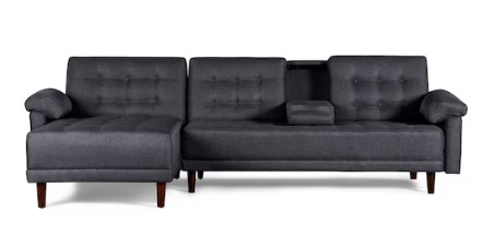 Sofa moderno de 2 plazas Negro Mexico