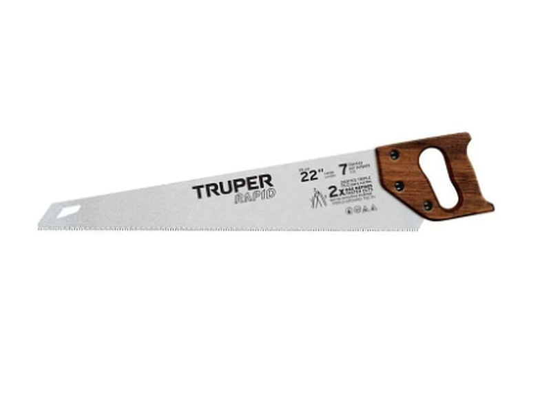 Serrucho Rapid 22', 7 DPP, Mando de Madera Truper México