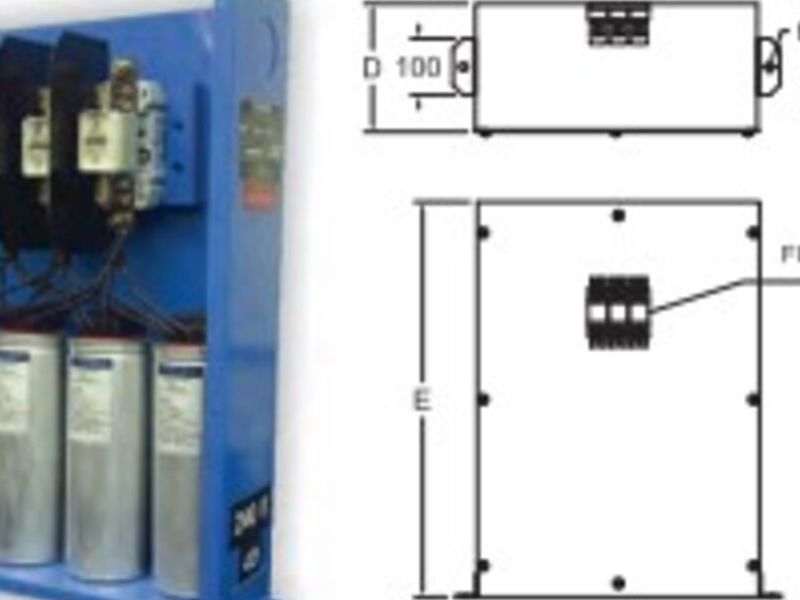 CAPACITOR  TRIFÁSICO CON FUSIBLES Coyoacán
