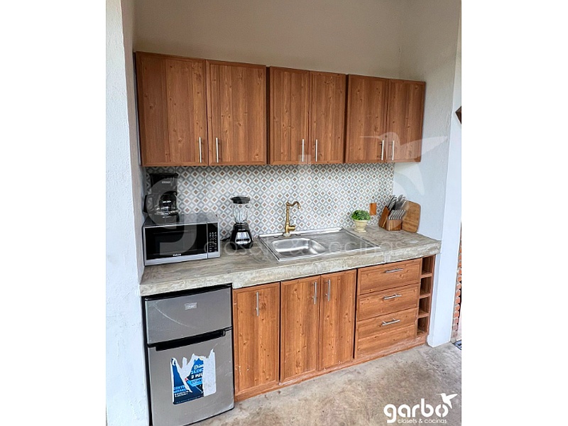 COCINA EN PVC EN COLOR RUSTICO MÉXICO