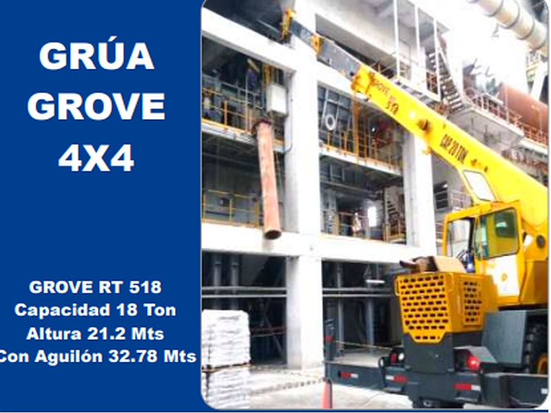 Grúa Grove 4x4 Mexico