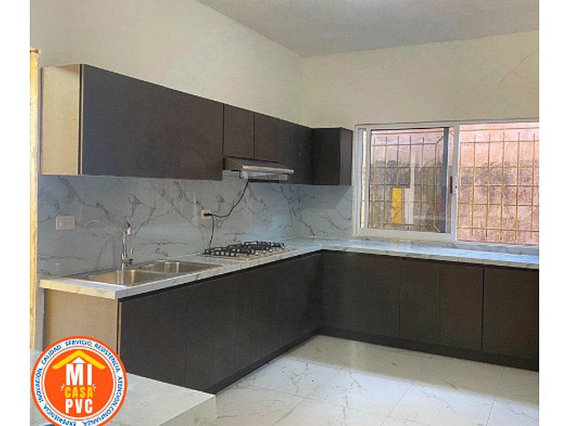 Cubierta Cocina PVC Marmol Black México
