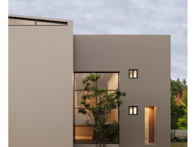 Acabados de Fachadas de casas México Antares Diseño y Construccion