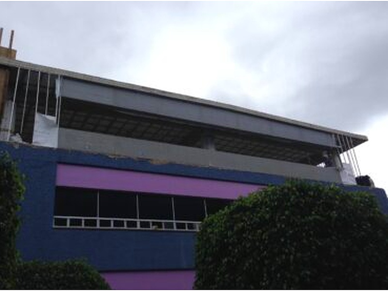 Pintura de exteriores de edificios México Constructora Framo de México SA de CV.