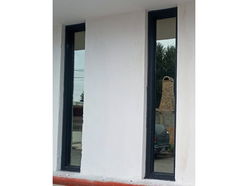 Ventana Aluminio Negra Rectangular México