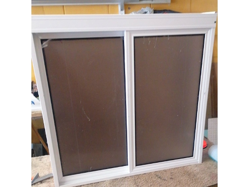 Ventana Aluminio Blanca Corrediza México