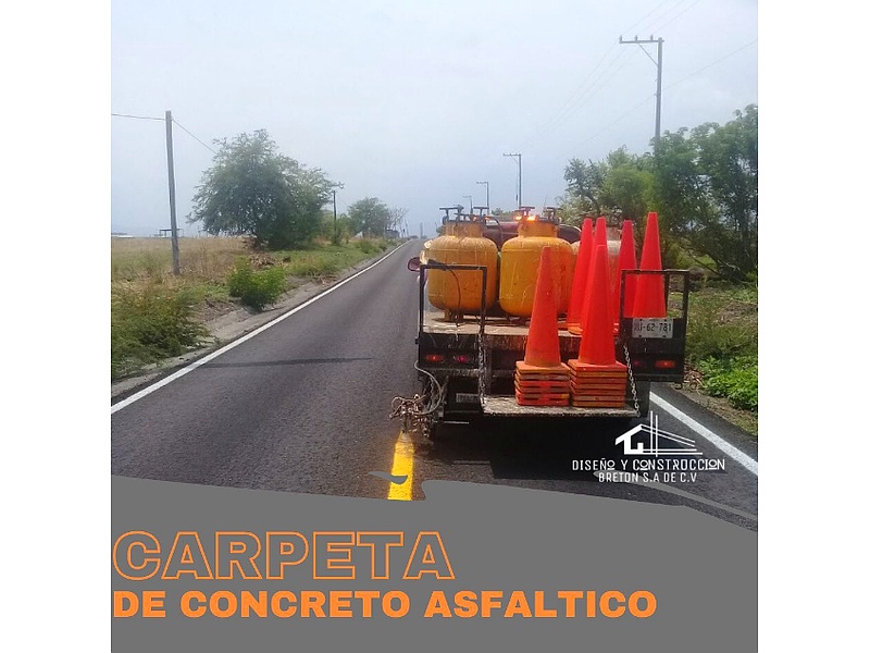 Carpeta de concreto asfáltico México