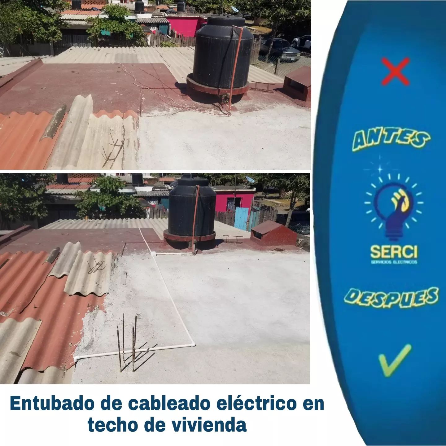 Entubado de cableado eléctrico México