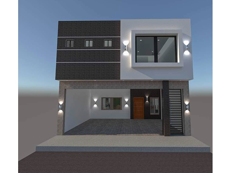 diseño de casa con garaje Mexicali Construcciones de Mexicali