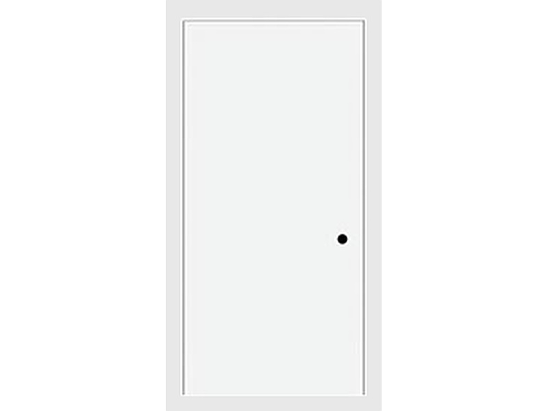 Puerta Lisa Acero Blanca Moclova Modular buildings Coahuila, S.A.
