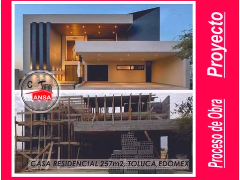 Construcción de casa residencial 257 m² México