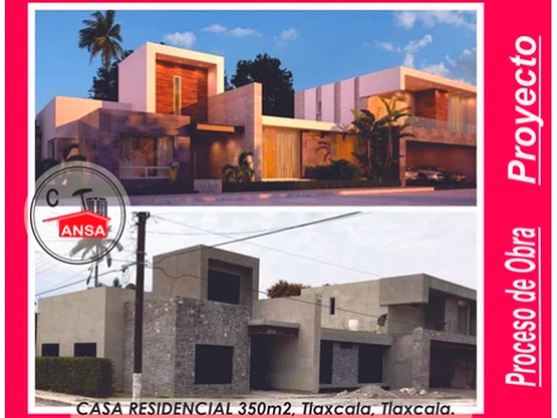 Construcción residencial 350 m² México