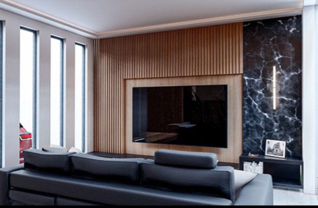Pared con Revestimiento de Madera México