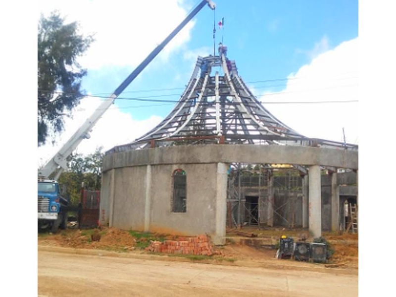 Instalación de estructura metálica México