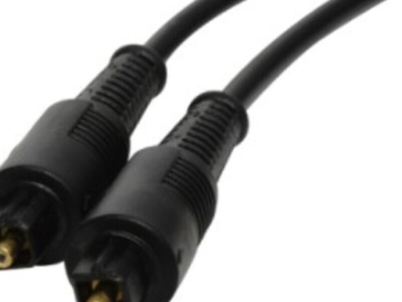 cable de audio TOSLINK Negro Atlixco