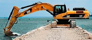 Alquiler de Excavadora industrial Mexico