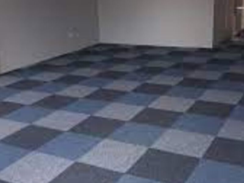 alfombra modular azul méxico
