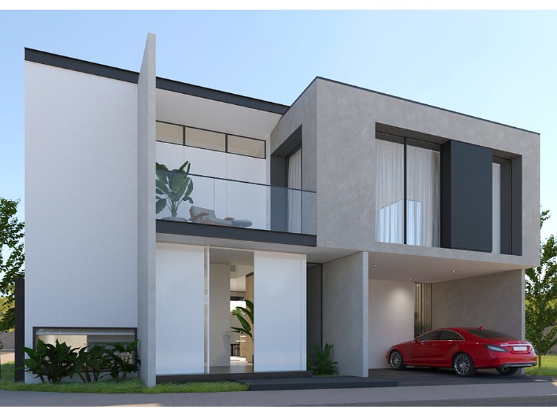CONSTRUCCION CASA RESIDENCIAL MODERNA MEXICO