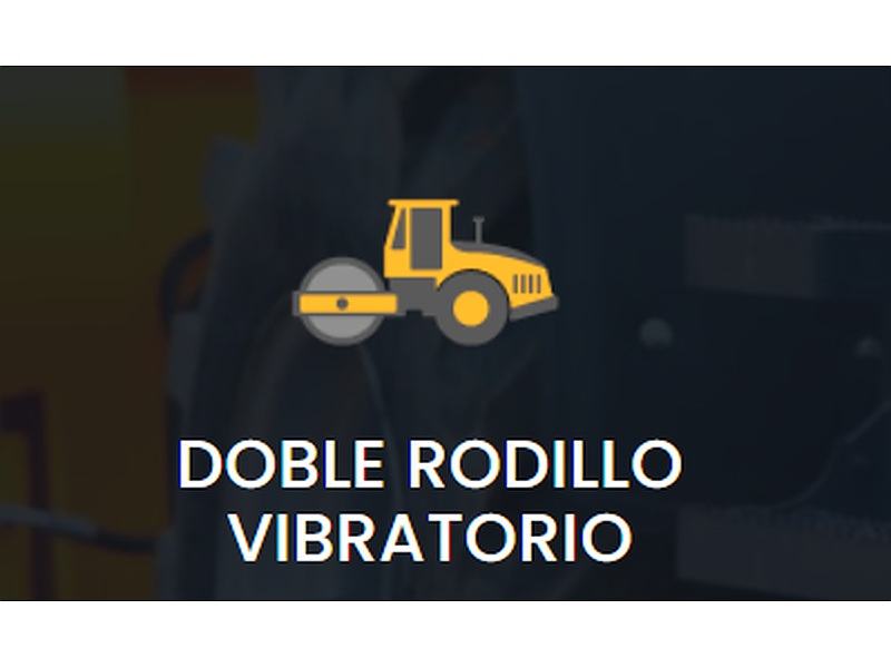 Renta de Doble Rodillo Vibratorio México 