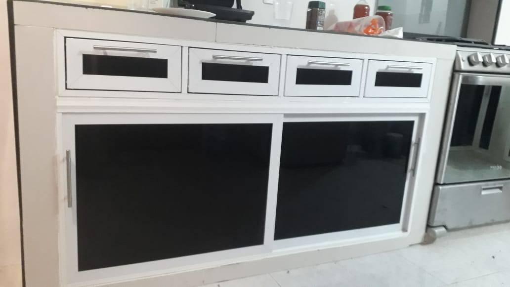Mueble Cocina Bajo Mexico Vidrios y Aluminios ProAlum 