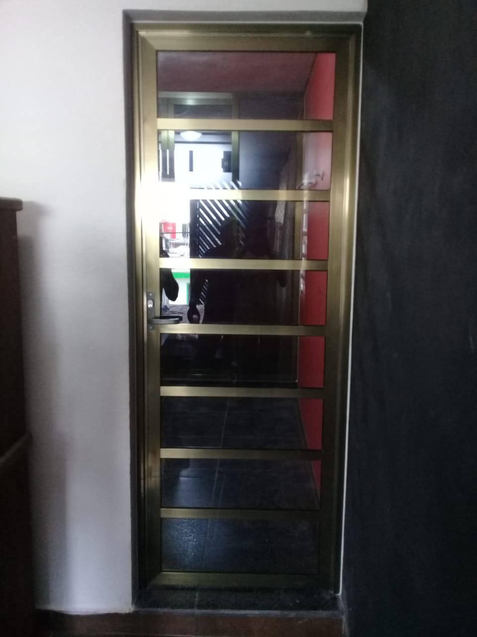 Puerta Reflejante Mexico Vidrios y Aluminios ProAlum 