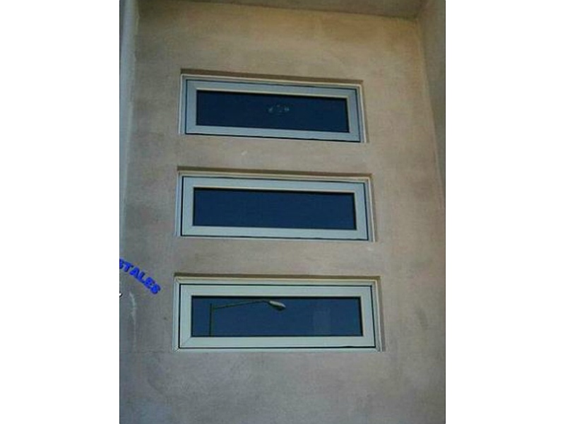 Ventana Aluminio de Baño Rectangular México