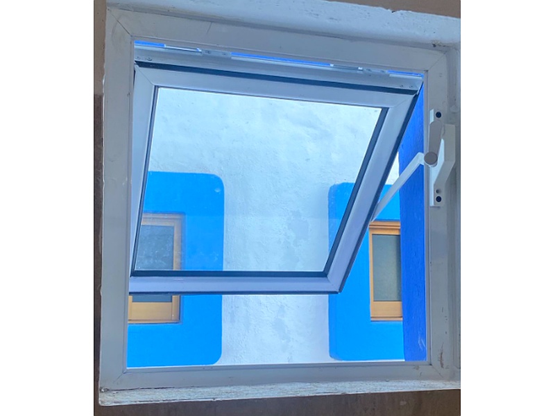 ventana para baño México Vidrio y Aluminio Rafita