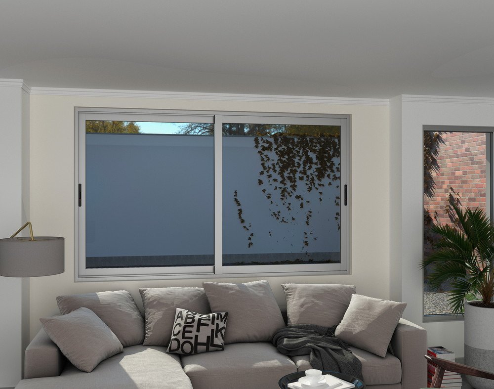 Ventanas de Aluminio con Filos Gris México