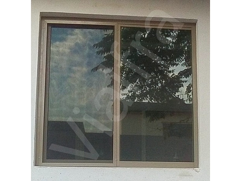Ventana gris de aluminio Mexico