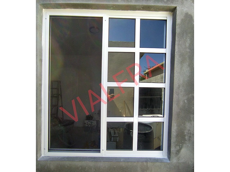 Ventana blanca de aluminio Mexico