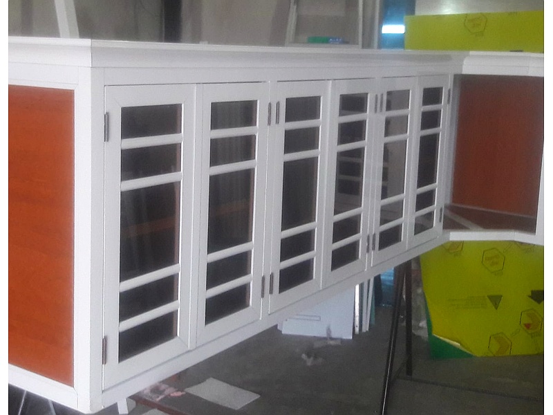 Mueble blanco con café para cocina Mexico