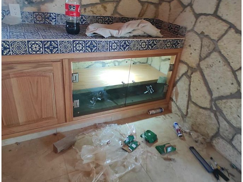 Puerta cristal templado México