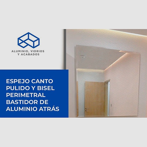Espejo canton pulido y bisel, Mexico