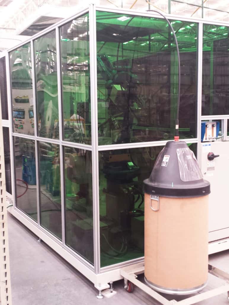 Cabina de seguridad – Perfiles de aluminio CDMX