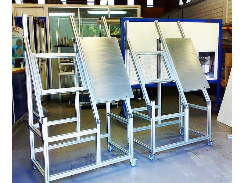 Estructura Aluminio Blanco Reforzado Mexico