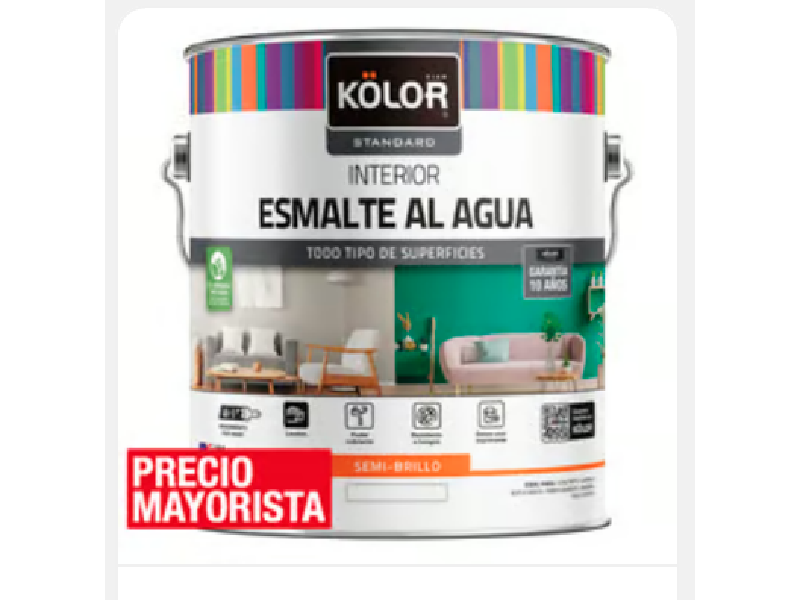 Esmalte en agua Mexico Kolor
